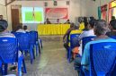 Kegiatan musyawarah desa berlangsung di aula kantor desa Lewomuda, pada hari selasa 27 mei 2025. (Aristyn).